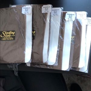 3X/4X - 6 Pairs Ultra Sheer Plus Size Hosiery